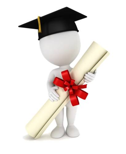 Bonhomme avec un diplôme Bonhomme avec un diplôme